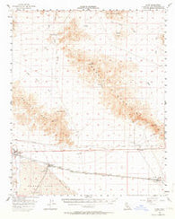 Cadiz California Historical topographic map, 1:62500 scale, 15 X 15 Minute, Year 1956