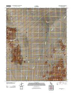 Cadiz Summit California Historical topographic map, 1:24000 scale, 7.5 X 7.5 Minute, Year 2012