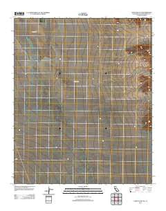 Cadiz Valley NE California Historical topographic map, 1:24000 scale, 7.5 X 7.5 Minute, Year 2012