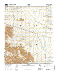 Cadiz Valley SE California Current topographic map, 1:24000 scale, 7.5 X 7.5 Minute, Year 2015