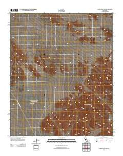 Cadiz Valley SW California Historical topographic map, 1:24000 scale, 7.5 X 7.5 Minute, Year 2012