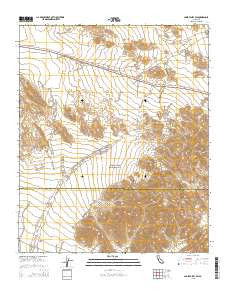 Cadiz Valley SW California Current topographic map, 1:24000 scale, 7.5 X 7.5 Minute, Year 2015