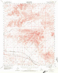 Cady Mountains California Historical topographic map, 1:62500 scale, 15 X 15 Minute, Year 1955