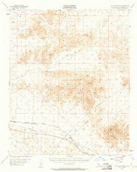 Cady Mountains California Historical topographic map, 1:62500 scale, 15 X 15 Minute, Year 1955
