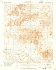 Cady Mountains California Historical topographic map, 1:62500 scale, 15 X 15 Minute, Year 1955