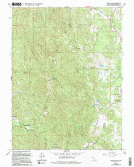 Cahto Peak California Historical topographic map, 1:24000 scale, 7.5 X 7.5 Minute, Year 1967