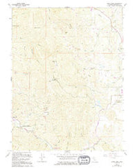 Cahto Peak California Historical topographic map, 1:24000 scale, 7.5 X 7.5 Minute, Year 1967