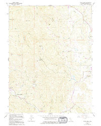 Cahto Peak California Historical topographic map, 1:24000 scale, 7.5 X 7.5 Minute, Year 1967