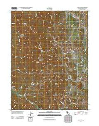 Cahto Peak California Historical topographic map, 1:24000 scale, 7.5 X 7.5 Minute, Year 2012