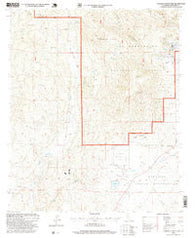 Cahuilla Mountain California Historical topographic map, 1:24000 scale, 7.5 X 7.5 Minute, Year 1996