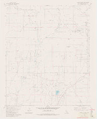 Cahuilla Mtn California Historical topographic map, 1:24000 scale, 7.5 X 7.5 Minute, Year 1981
