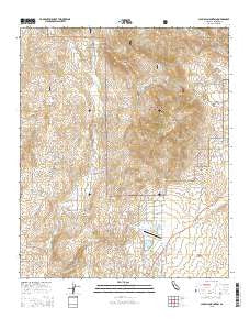Cahuilla Mountain California Current topographic map, 1:24000 scale, 7.5 X 7.5 Minute, Year 2015