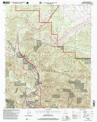Cajon California Historical topographic map, 1:24000 scale, 7.5 X 7.5 Minute, Year 1996