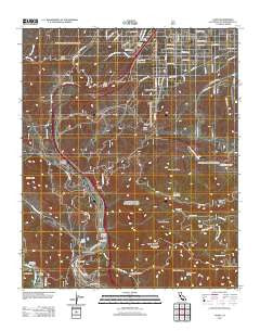 Cajon California Historical topographic map, 1:24000 scale, 7.5 X 7.5 Minute, Year 2012