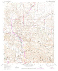 Cajon California Historical topographic map, 1:24000 scale, 7.5 X 7.5 Minute, Year 1956