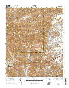 Calabasas California Current topographic map, 1:24000 scale, 7.5 X 7.5 Minute, Year 2015