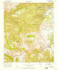 Calabasas California Historical topographic map, 1:24000 scale, 7.5 X 7.5 Minute, Year 1952
