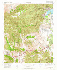 Calabasas California Historical topographic map, 1:24000 scale, 7.5 X 7.5 Minute, Year 1952