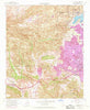Calabasas California Historical topographic map, 1:24000 scale, 7.5 X 7.5 Minute, Year 1952