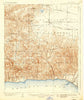 Calabasas California Historical topographic map, 1:62500 scale, 15 X 15 Minute, Year 1903