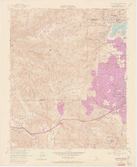 Calabasas California Historical topographic map, 1:24000 scale, 7.5 X 7.5 Minute, Year 1952