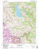 Calaveras Reservoir California Historical topographic map, 1:24000 scale, 7.5 X 7.5 Minute, Year 1961