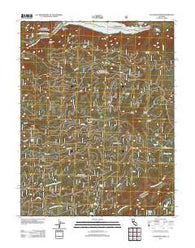 Calaveras Dome California Historical topographic map, 1:24000 scale, 7.5 X 7.5 Minute, Year 2012