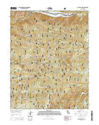 Calaveras Dome California Current topographic map, 1:24000 scale, 7.5 X 7.5 Minute, Year 2015