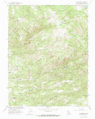 Calaveritas California Historical topographic map, 1:24000 scale, 7.5 X 7.5 Minute, Year 1962