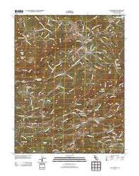 Calaveritas California Historical topographic map, 1:24000 scale, 7.5 X 7.5 Minute, Year 2012
