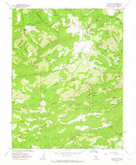 Calaveritas California Historical topographic map, 1:24000 scale, 7.5 X 7.5 Minute, Year 1962