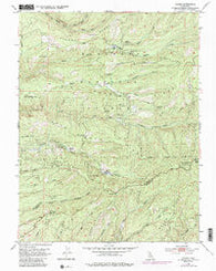 Caldor California Historical topographic map, 1:24000 scale, 7.5 X 7.5 Minute, Year 1951
