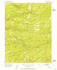 Caldor California Historical topographic map, 1:24000 scale, 7.5 X 7.5 Minute, Year 1951