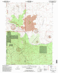 Caldwell Butte California Historical topographic map, 1:24000 scale, 7.5 X 7.5 Minute, Year 1993