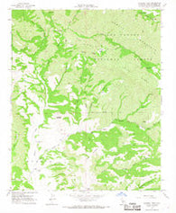 Caldwell Mesa California Historical topographic map, 1:24000 scale, 7.5 X 7.5 Minute, Year 1967