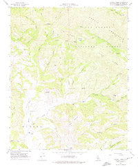 Caldwell Mesa California Historical topographic map, 1:24000 scale, 7.5 X 7.5 Minute, Year 1967