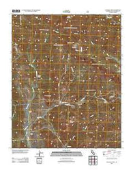 Caldwell Mesa California Historical topographic map, 1:24000 scale, 7.5 X 7.5 Minute, Year 2012