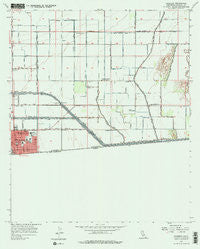 Calexico California Historical topographic map, 1:24000 scale, 7.5 X 7.5 Minute, Year 1957