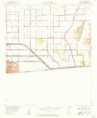 Calexico California Historical topographic map, 1:24000 scale, 7.5 X 7.5 Minute, Year 1957