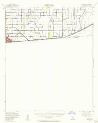 Calexico California Historical topographic map, 1:62500 scale, 15 X 15 Minute, Year 1940
