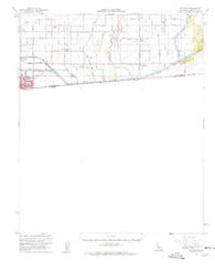 Calexico California Historical topographic map, 1:62500 scale, 15 X 15 Minute, Year 1957