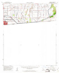 Calexico California Historical topographic map, 1:62500 scale, 15 X 15 Minute, Year 1957