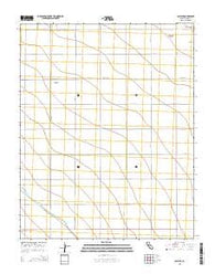 Calflax California Current topographic map, 1:24000 scale, 7.5 X 7.5 Minute, Year 2015