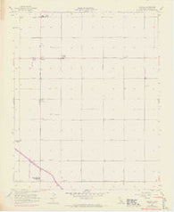 Calflax California Historical topographic map, 1:24000 scale, 7.5 X 7.5 Minute, Year 1956