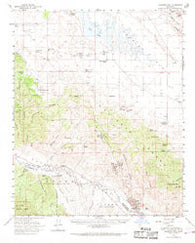 Caliente Mountain California Historical topographic map, 1:62500 scale, 15 X 15 Minute, Year 1959
