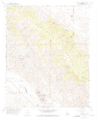Caliente Mtn California Historical topographic map, 1:24000 scale, 7.5 X 7.5 Minute, Year 1959