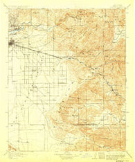 Caliente California Historical topographic map, 1:125000 scale, 30 X 30 Minute, Year 1914