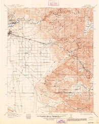 Caliente California Historical topographic map, 1:125000 scale, 30 X 30 Minute, Year 1914