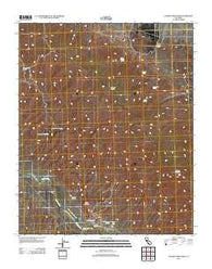 Caliente Mountain California Historical topographic map, 1:24000 scale, 7.5 X 7.5 Minute, Year 2012