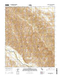 Caliente Mountain California Current topographic map, 1:24000 scale, 7.5 X 7.5 Minute, Year 2015